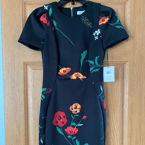 Calvin Klein floral pencil dress